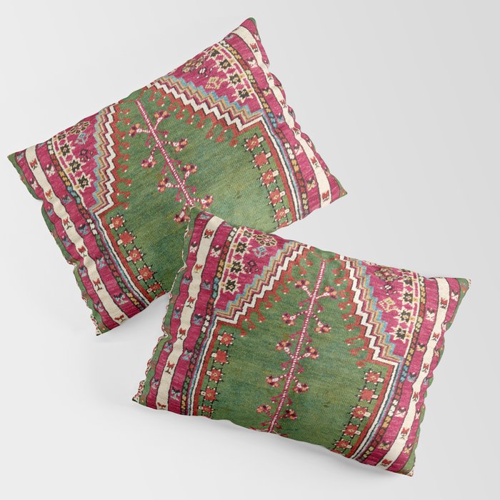 Kirsehir Central Anatolian Prayer Rug Print Pillow Sham Gallery Image 3