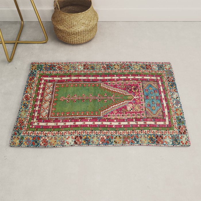 Kirsehir Central Anatolian Prayer Rug Print Rug Gallery Image 1