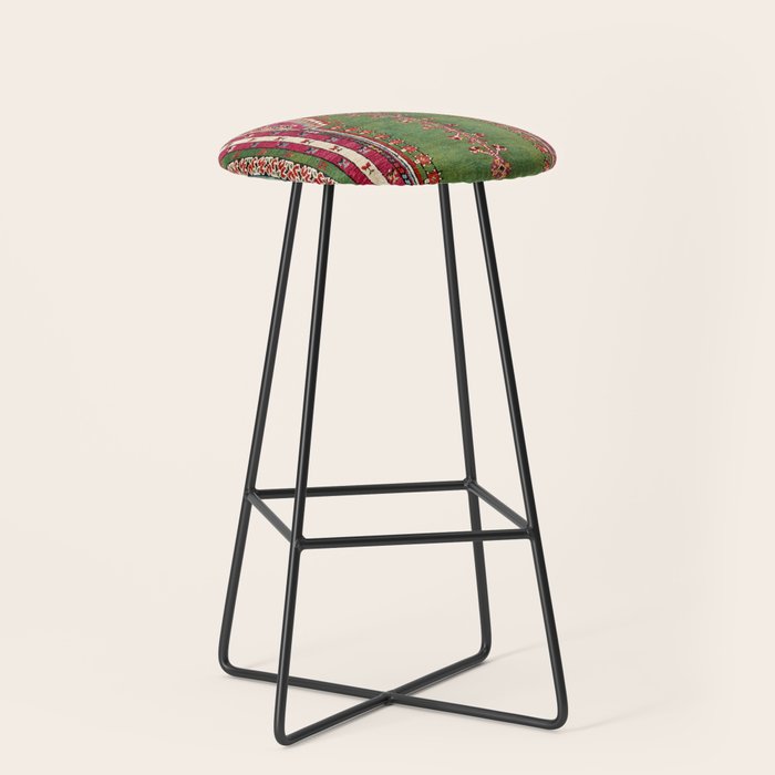 Kirsehir Central Anatolian Prayer Rug Print Stool Gallery Image 1