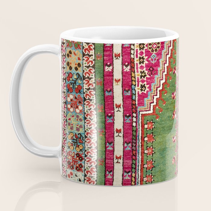 Kirsehir Central Anatolian Prayer Rug Print Coffee Mug Gallery Image 3