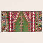 Kirsehir Central Anatolian Prayer Rug Print Desk Mat Gallery Image 3
