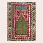 Kirsehir Central Anatolian Prayer Rug Print Poster Gallery Image 4