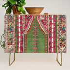 Kirsehir Central Anatolian Prayer Rug Print Credenza Gallery Image 1