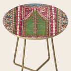 Kirsehir Central Anatolian Prayer Rug Print Side Table Gallery Image 2