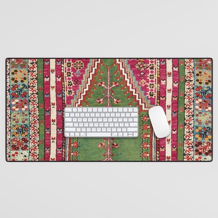 Kirsehir Central Anatolian Prayer Rug Print Desk Mat Gallery Image 1