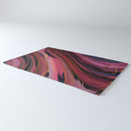 Plum Abstract Rug Gallery Image 3