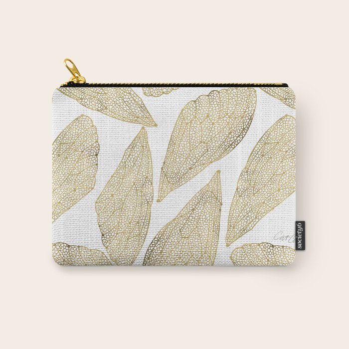 Cicada Wings - Gold Carry All Pouch Gallery Image 1