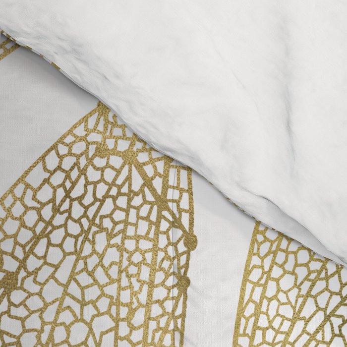 Cicada Wings - Gold Comforter Gallery Image 4
