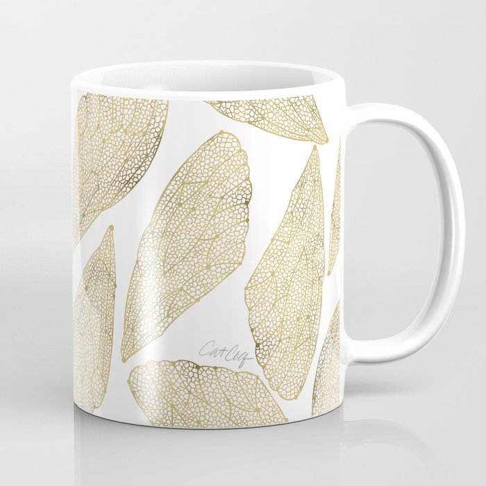 Cicada Wings - Gold Coffee Mug Gallery Image 1