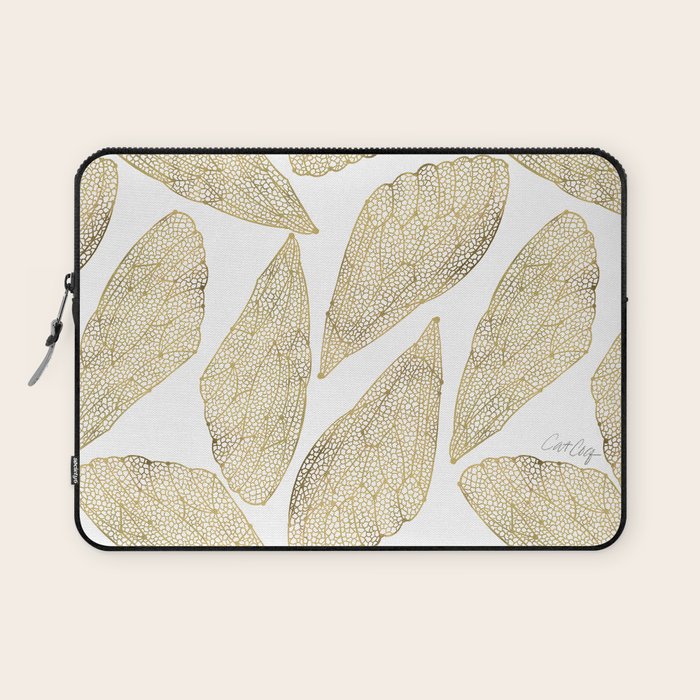 Cicada Wings - Gold Laptop Sleeve Gallery Image 1