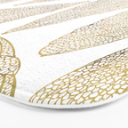 Cicada Wings - Gold Bath Mat Gallery Image 3