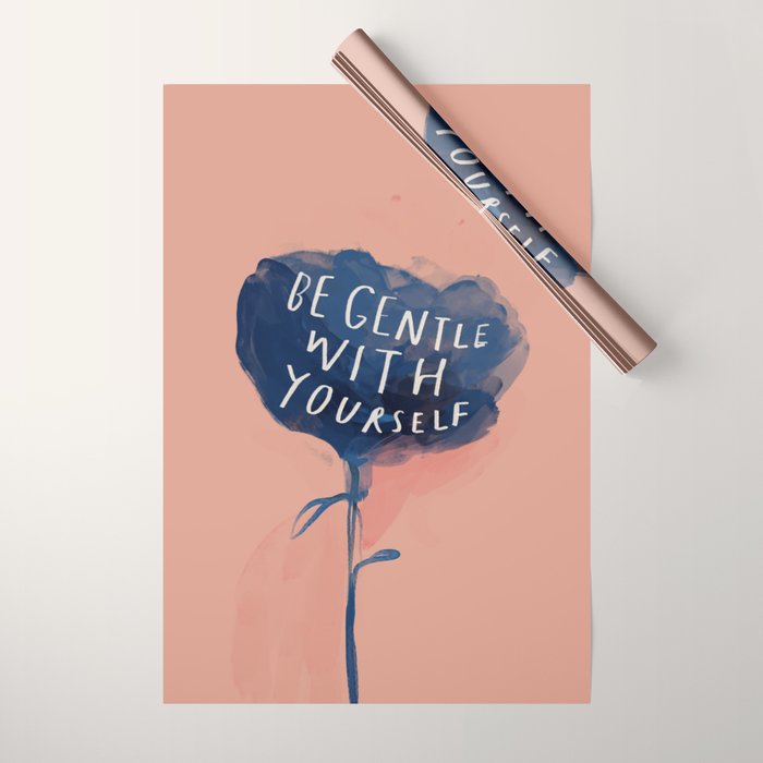 Be Gentle With Yourself Wrapping Paper Gallery Image 1