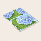 Blue hydrangea watercolor  Notebook Gallery Image 3