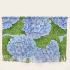 Blue hydrangea watercolor  Wall Hanging Gallery Image 1