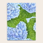 Blue hydrangea watercolor  Notebook Gallery Image 4