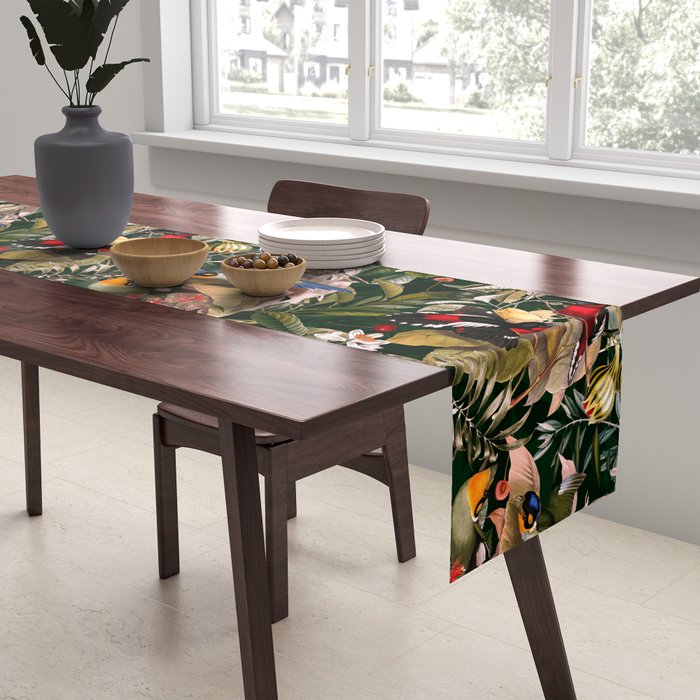 Floral and Birds XXV Table Runner Gallery Image 2