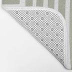 Light Green Bold Lines Neutral Artwork Bath Mat Gallery Image 2