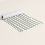 Light Green Bold Lines Neutral Artwork Yoga Mat Gallery Image 2