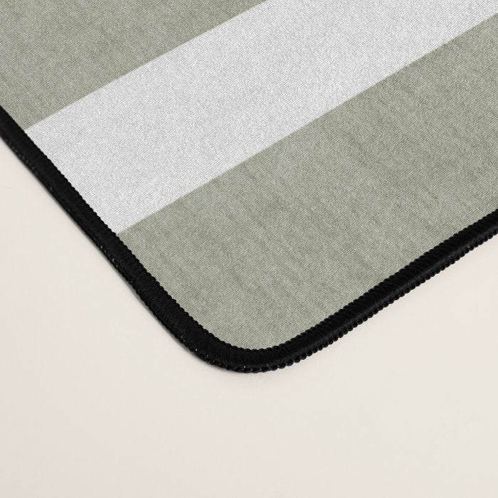 Light Green Bold Lines Neutral Artwork Desk Mat Gallery Image 4