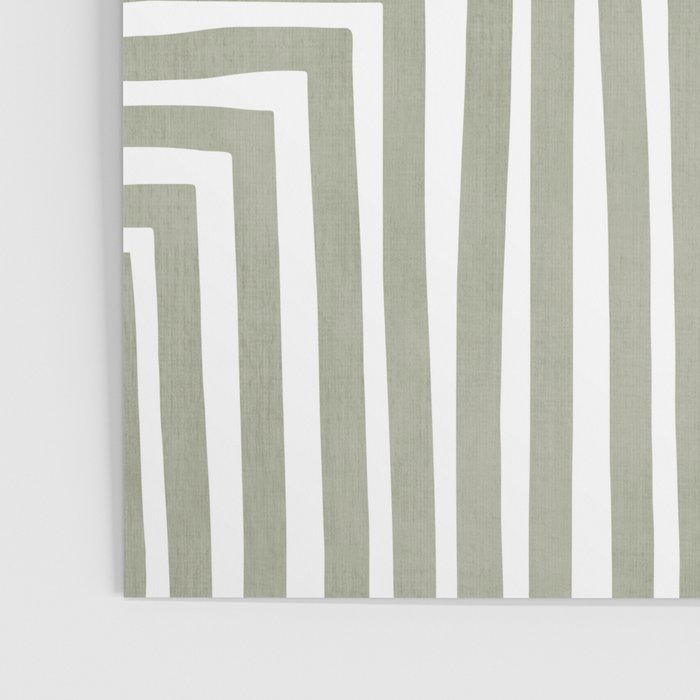 Light Green Bold Lines Neutral Artwork Poster Gallery Image 3