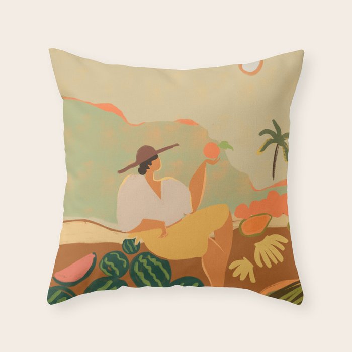Thank You Farmer Throw Pillow Gallery Image 1
