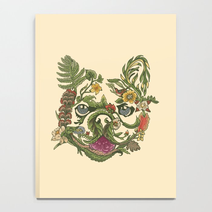 Botanical French Bulldog Notebook Gallery Image 4