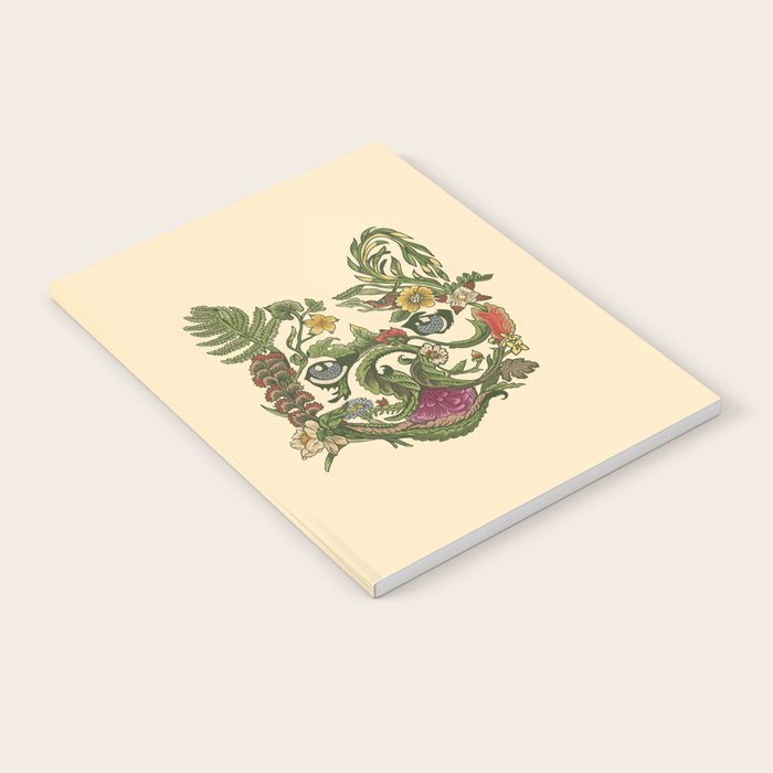 Botanical French Bulldog Notebook Gallery Image 1
