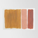Rothko Minimalist Colorield Warm Earth Tone Yellow Ochre Clay Beige by Ejaaz Haniff Rug Gallery Image 2