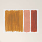 Rothko Minimalist Colorield Warm Earth Tone Yellow Ochre Clay Beige by Ejaaz Haniff Welcome Mat Gallery Image 1