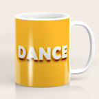 Dance 3D typography Coffee Mug Gallery Image 1