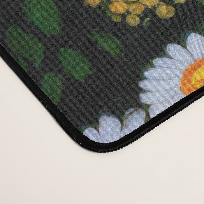Floral Painting Maximalist Dopamine Decor Flower Print Polkadot Art Japanese Wall Art Sage Green Art Desk Mat Gallery Image 4