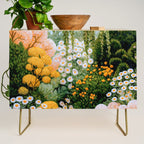 Floral Painting Maximalist Dopamine Decor Flower Print Polkadot Art Japanese Wall Art Sage Green Art Credenza Gallery Image 1