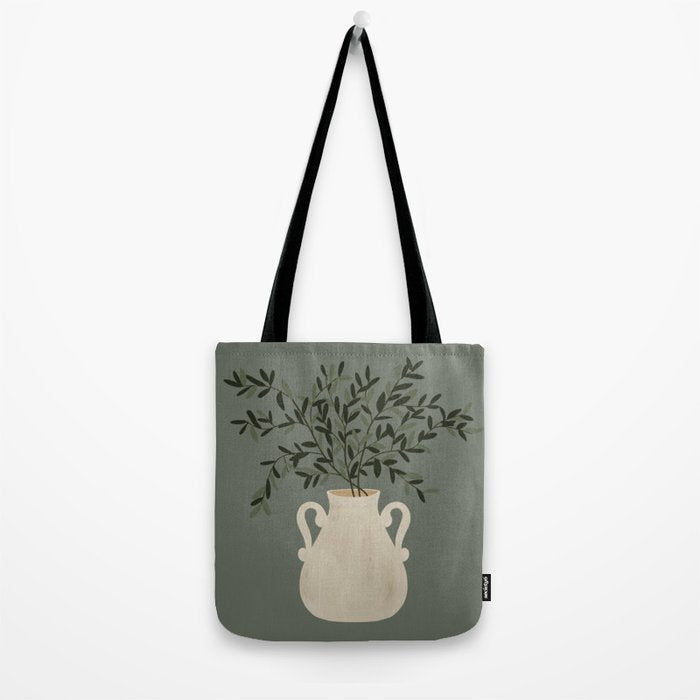 Vase no. 31 with Winter Greenery  Tote Bag Gallery Image 2