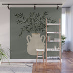 Vase no. 31 with Winter Greenery  Wall Mural Gallery Image 1