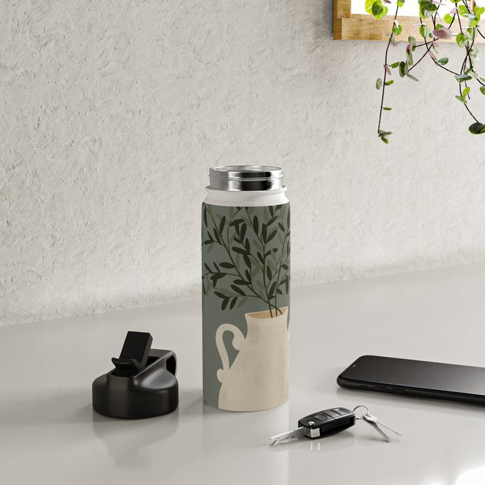 Vase no. 31 with Winter Greenery  Water Bottle Gallery Image 4