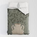 Vase no. 31 with Winter Greenery  Comforter Gallery Image 6