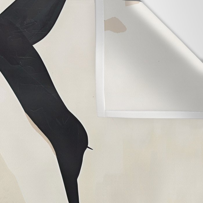 Horse in Black and White Wall Tapestry Gallery Image 3