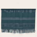 Minimal, Solid Color, Dark Teal Wall Hanging Gallery Image 1