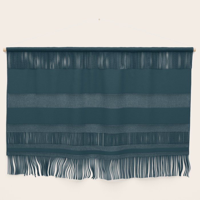 Minimal, Solid Color, Dark Teal Wall Hanging Gallery Image 1