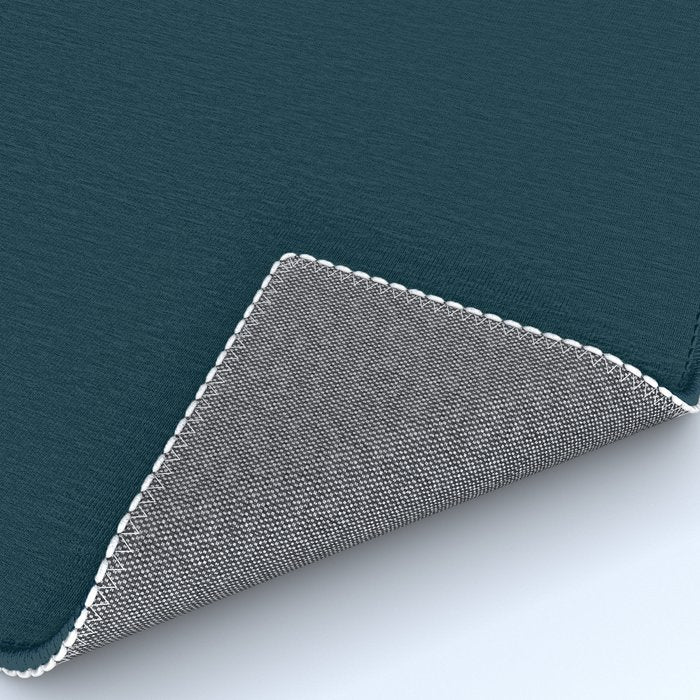 Minimal, Solid Color, Dark Teal Rug Gallery Image 4