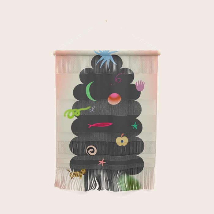 CONTEMPORARY CHRISTMAS TREE Wall Hanging Gallery Image 1
