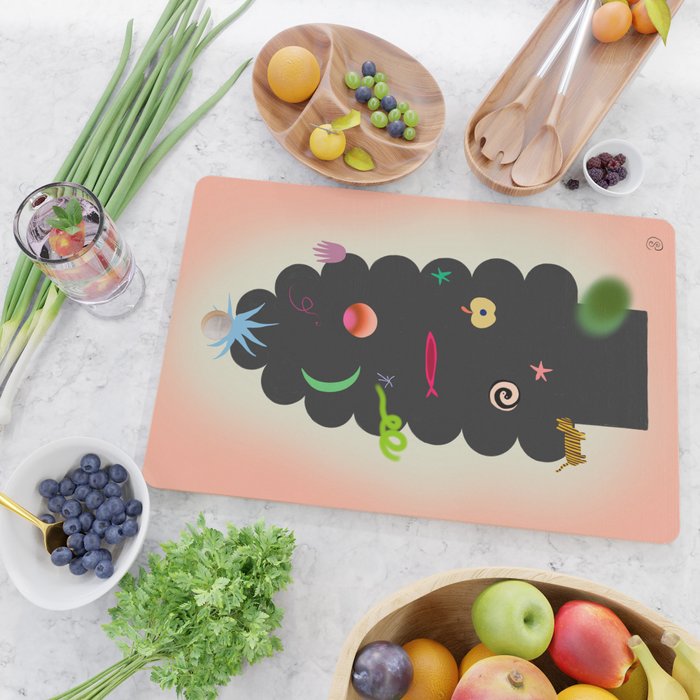 CONTEMPORARY CHRISTMAS TREE Cutting Board Gallery Image 2