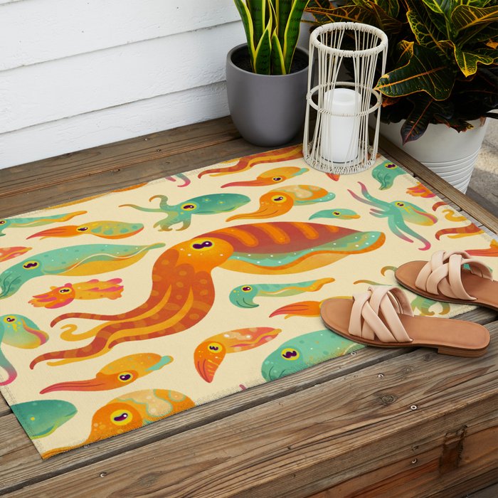 Cuttlefish Outdoor Rug Gallery Image 2
