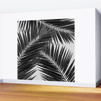 Palm Leaf Black & White III Wall Mural Gallery Image 2