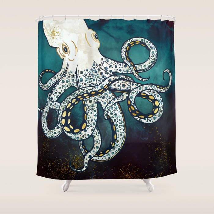 Underwater Dream VII Shower Curtain Gallery Image 1