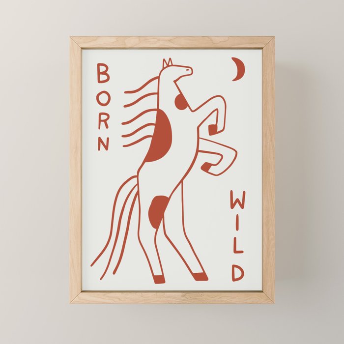 Born Wild  Mini Art Print Gallery Image 1