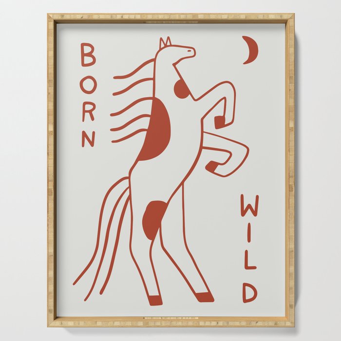 Born Wild  Serving Tray Gallery Image 1