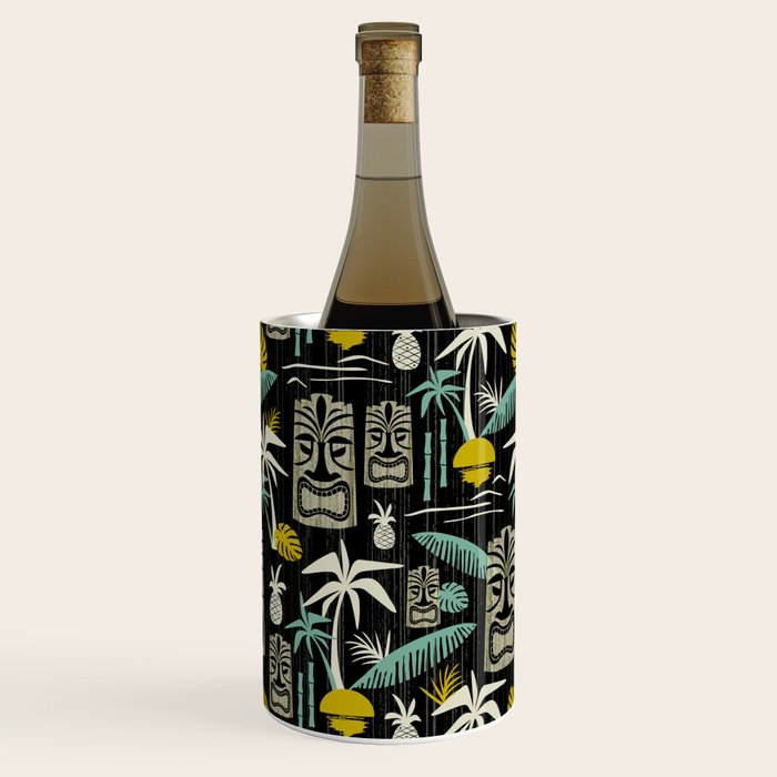 Island Tiki - Black Wine Chiller Gallery Image 1