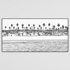 Vintage Newport Beach Print {4 of 4} | Photography Ocean Palm Trees B&W Tropical Summer Sky Desk Mat Gallery Image 3