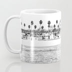 Vintage Newport Beach Print {4 of 4} | Photography Ocean Palm Trees B&W Tropical Summer Sky Coffee Mug Gallery Image 3